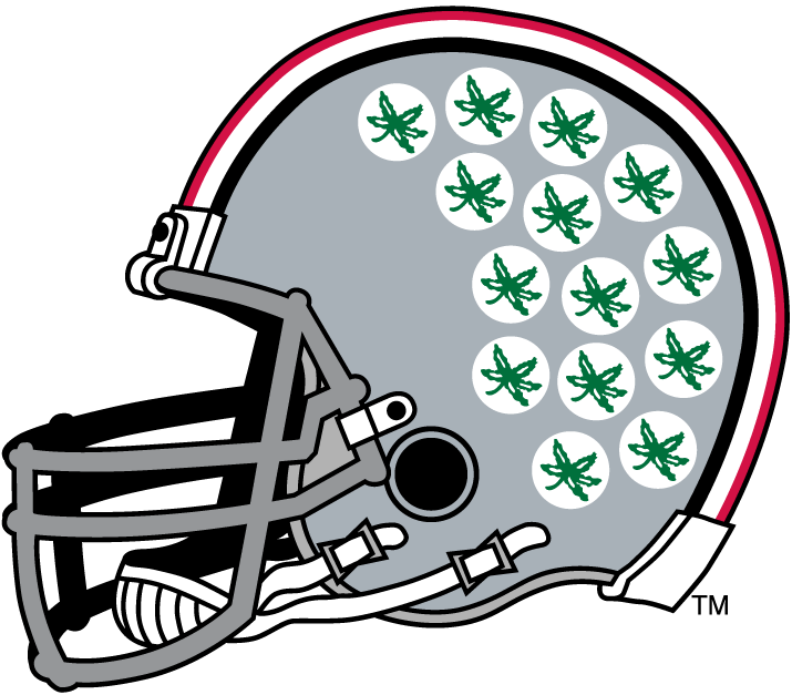 Ohio State Buckeyes 1968-Pres Helmet Logo v2 iron on transfers for T-shirts
